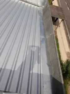 manutenção corretiva de telhado metálico